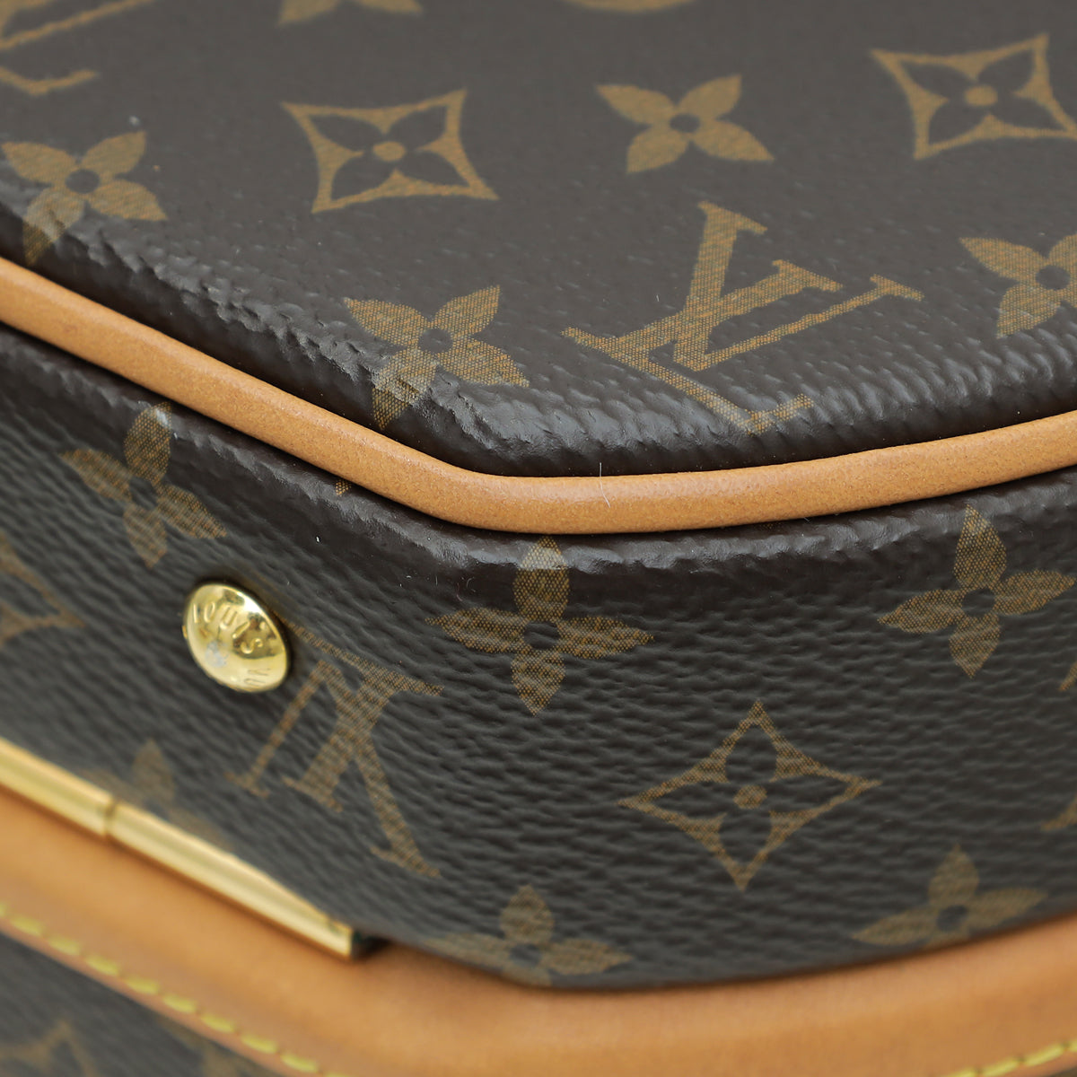 Louis Vuitton Brown Monogram Petite Boite Chapeau Bag