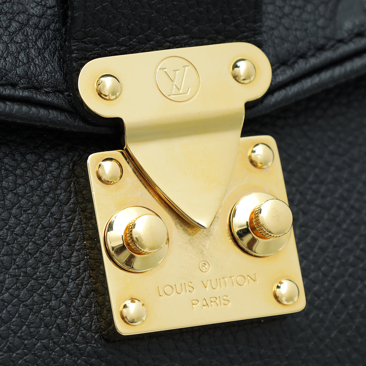 Louis Vuitton Black Monogram Empreinte Saint Germain MM Bag