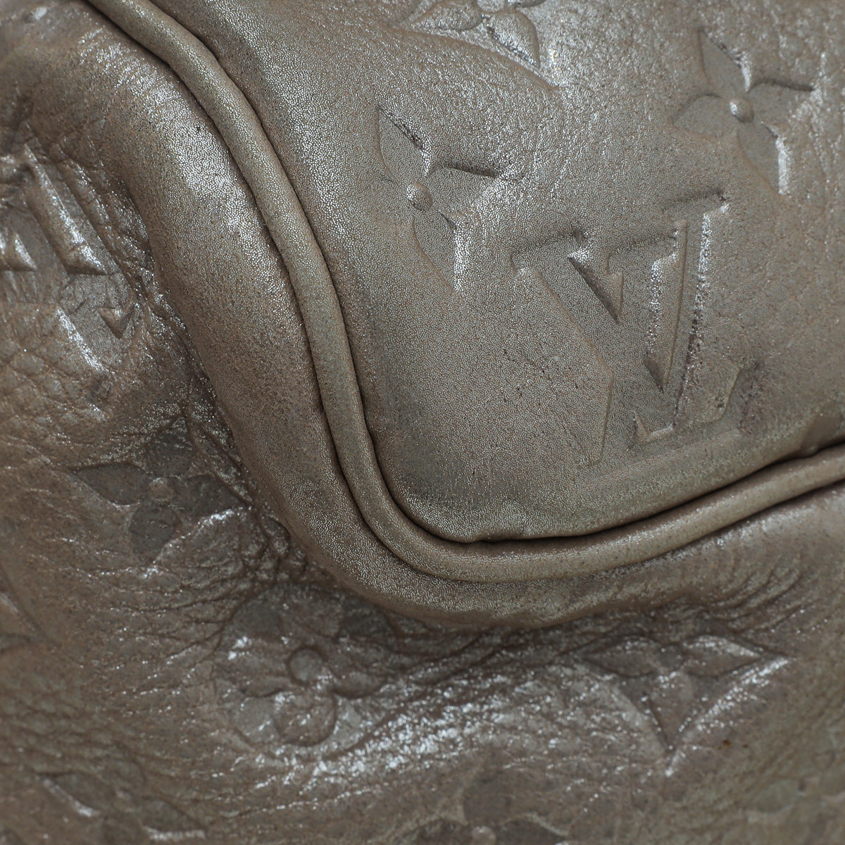 Louis Vuitton Shimmer Peach Monogram Comete Bag