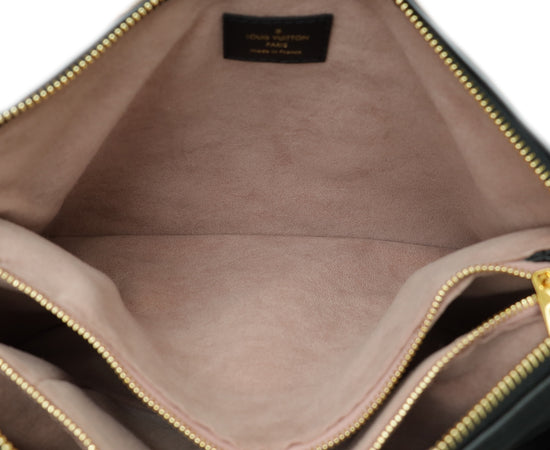 Louis Vuitton Black Monogram Embossed Coussin PM Bag