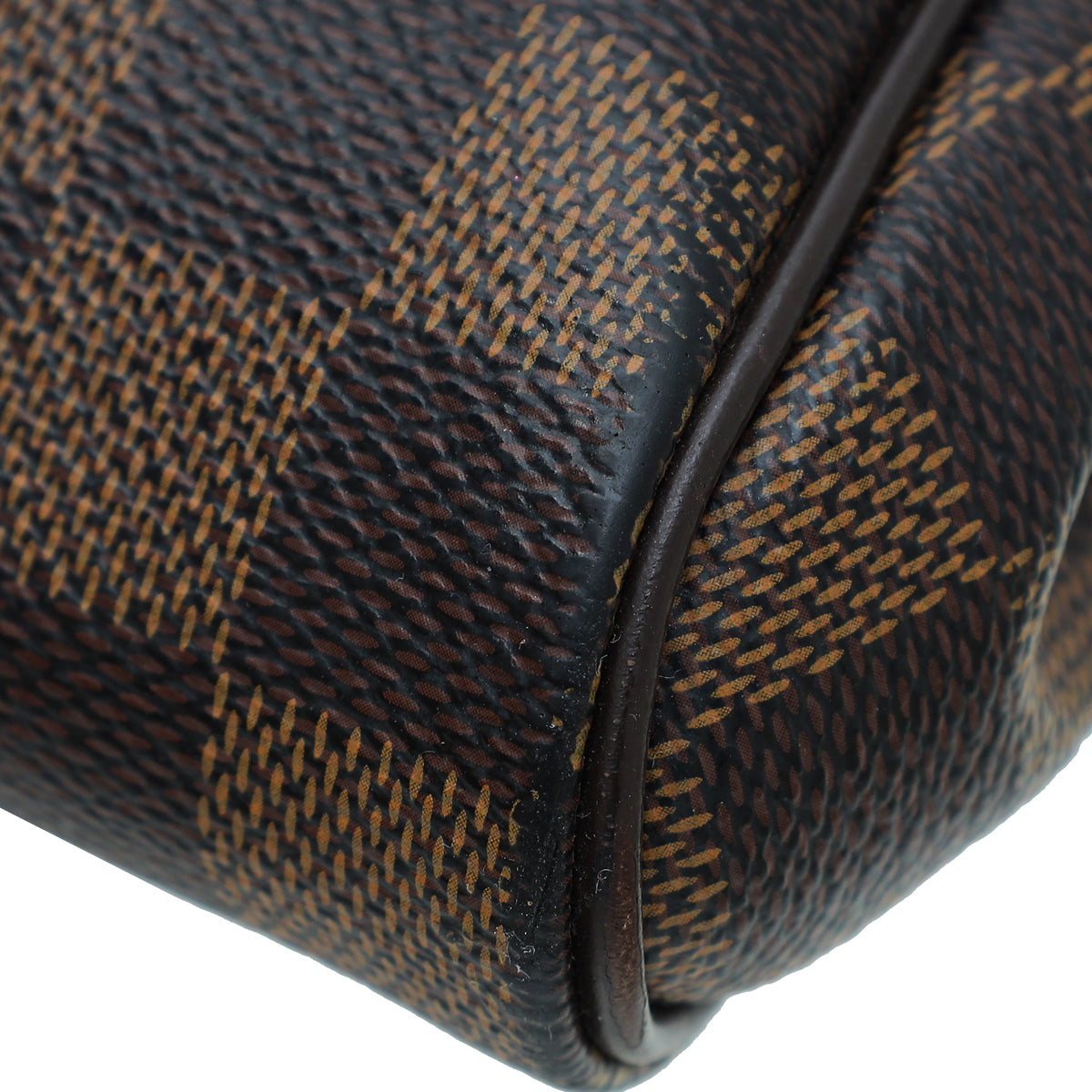 Louis Vuitton Damier Ebene Eva Clutch Bag