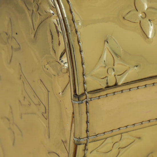 Louis Vuitton Metallic Gold Monogram Miroir Papillon Bag