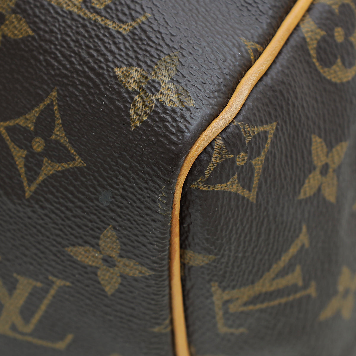 Louis Vuitton Brown Monogram Speedy 30 Bag W/ R.C Initials