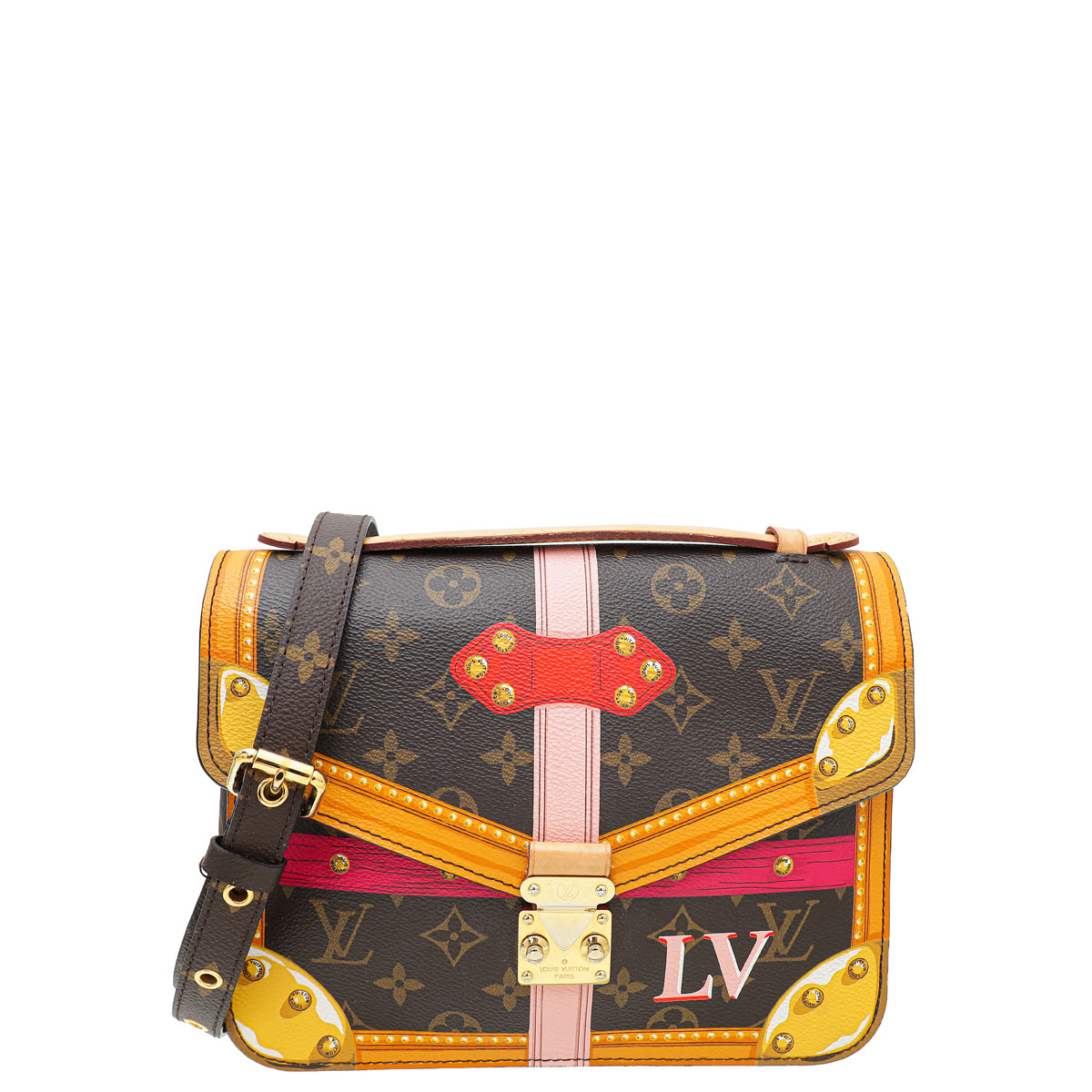 Louis Vuitton Monogram Summer Trunks Pochette Metis Bag-Louis Vuitton-THE CLOSET