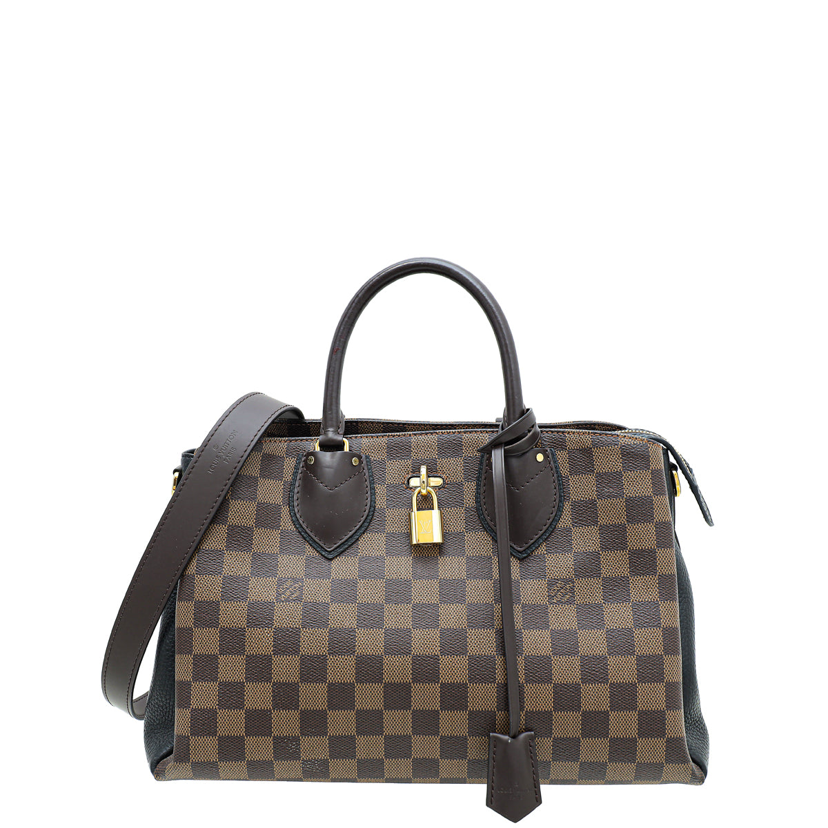 Louis Vuitton Ebene Black Normandy Bag W/ HN Initials-Louis Vuitton-THE CLOSET