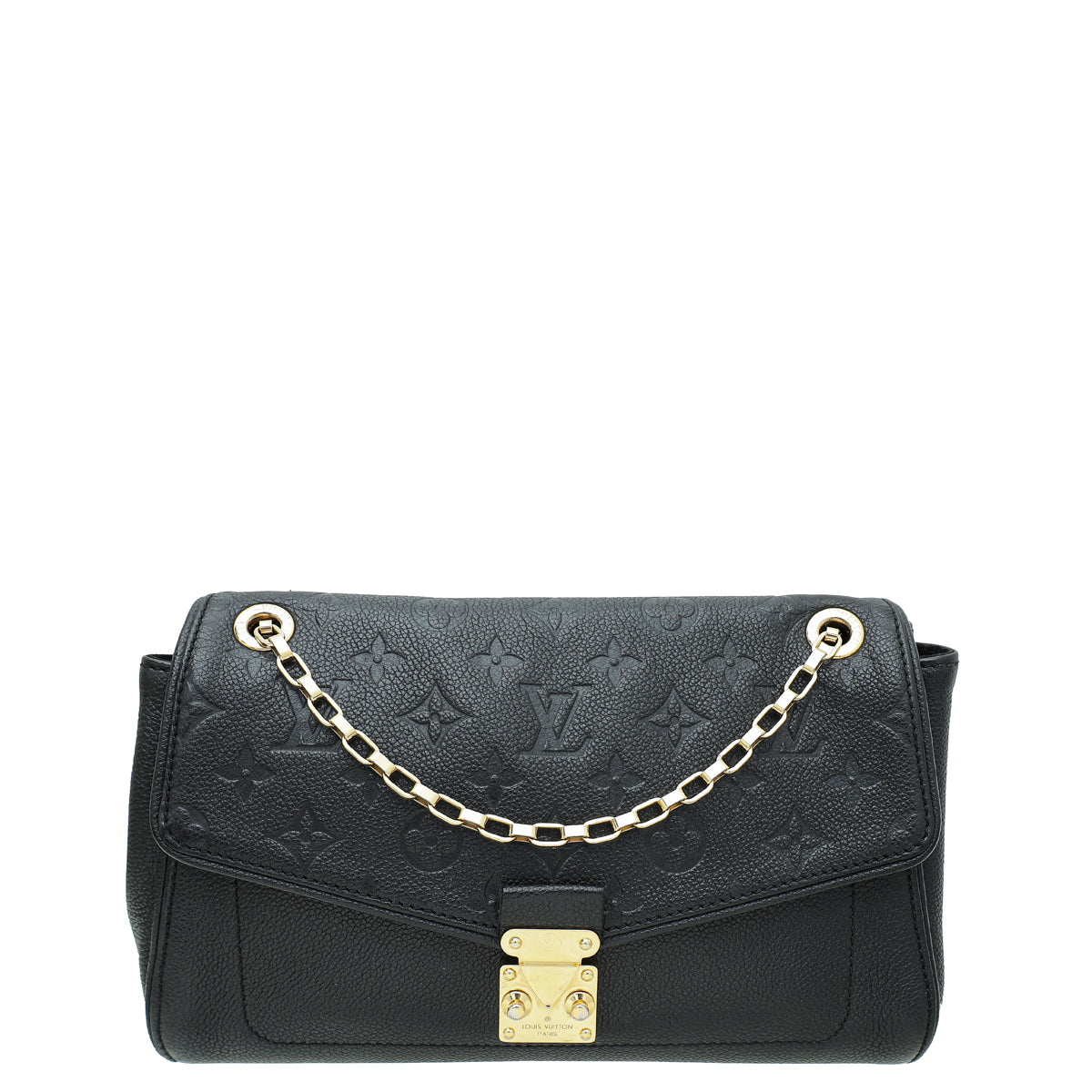 Louis Vuitton Black Empreinte Leather Saint Germain BB Bag Louis