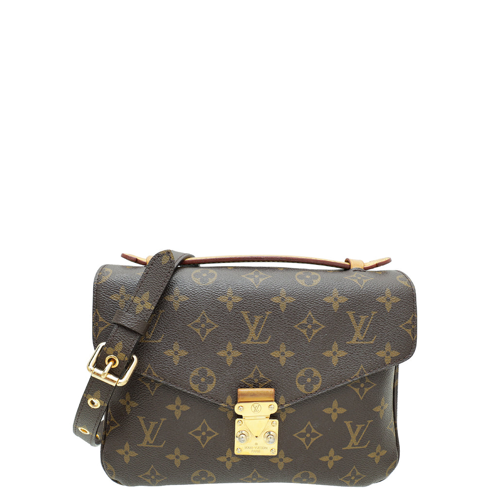 Louis Vuitton Brown Monogram Pochette Metis Bag – The Closet