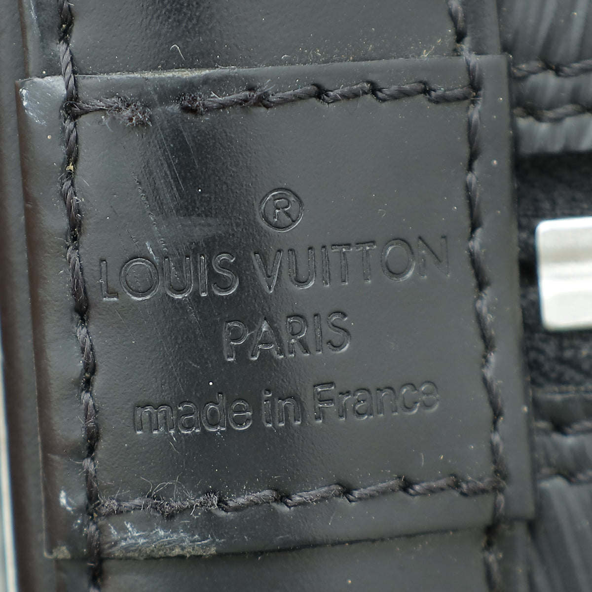 Louis Vuitton Black Alma PM Bag