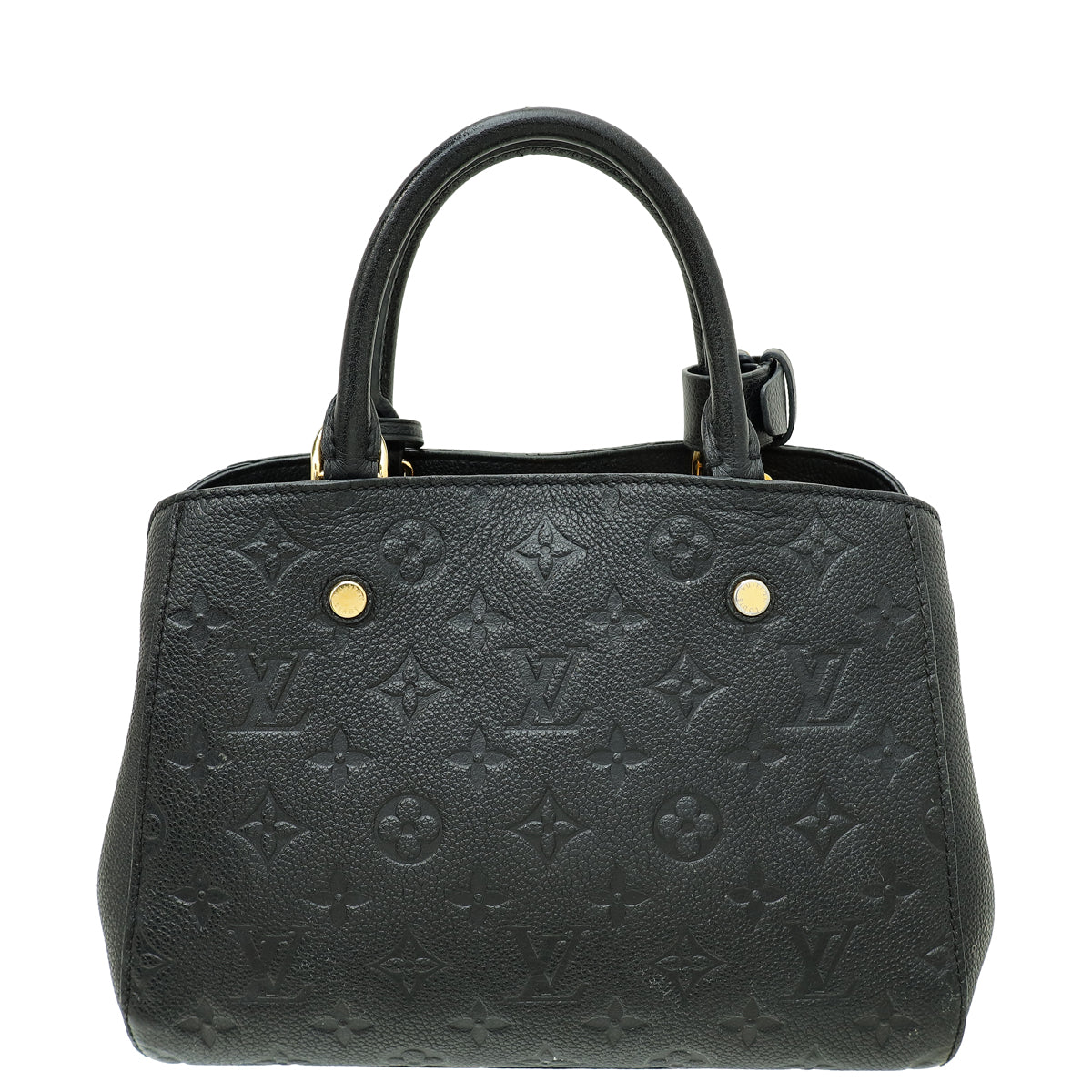 Louis Vuitton Black Monogram Empreinte Montaigne BB Bag-Louis Vuitton-THE CLOSET