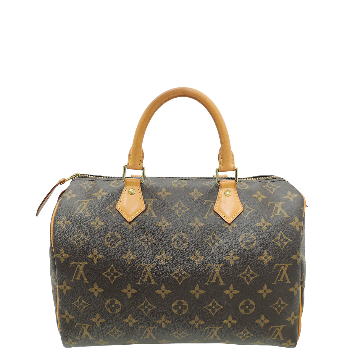 Louis Vuitton Brown Monogram Speedy 30 Bag-Louis Vuitton-THE CLOSET