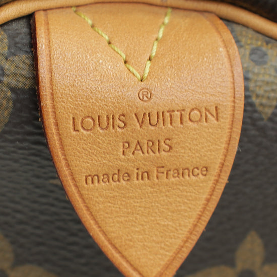 Louis Vuitton Brown Monogram Speedy 30 Bag