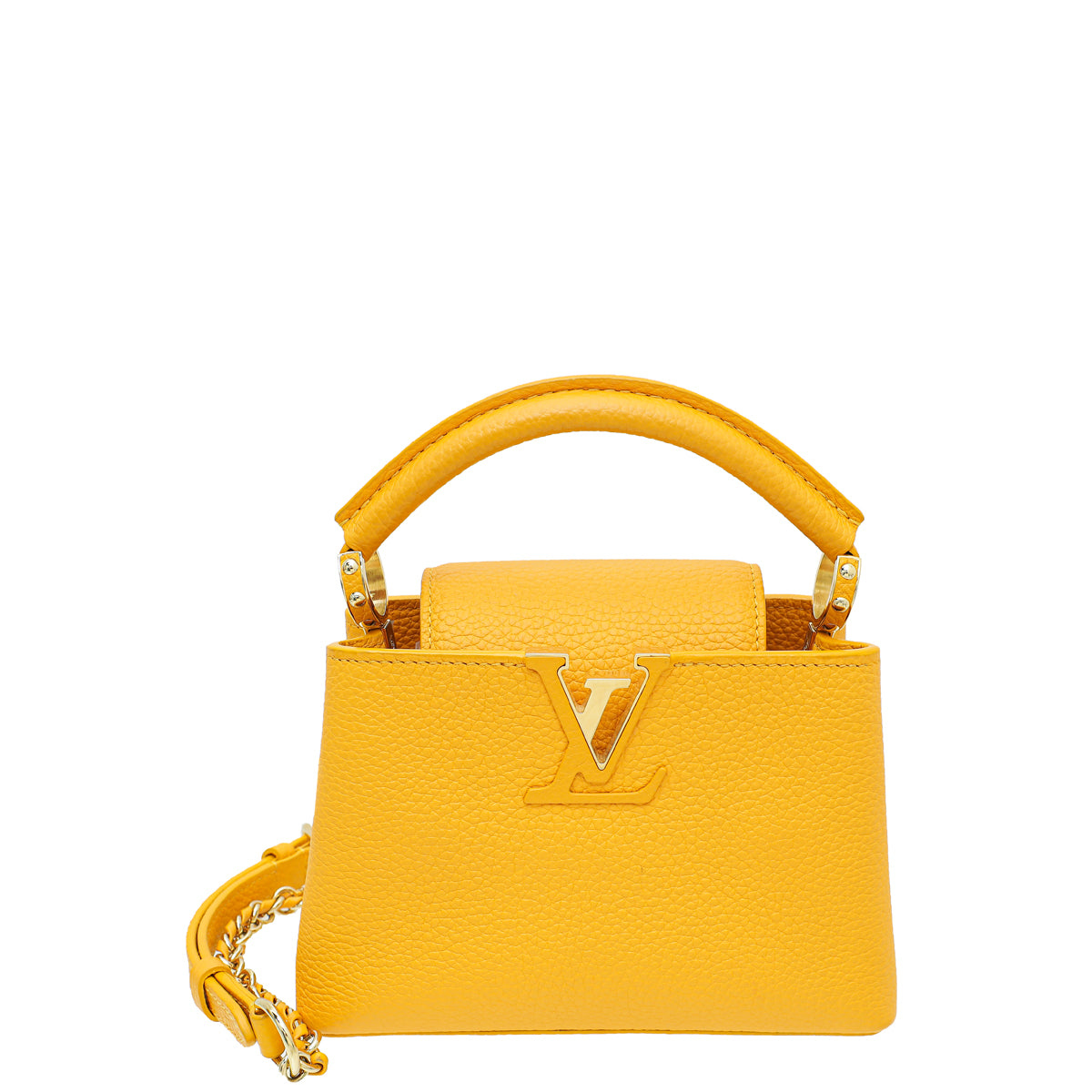 Louis Vuitton Yellow Capucines Mini Bag-Louis Vuitton-THE CLOSET