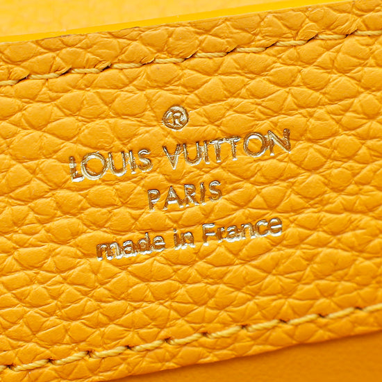 Louis Vuitton Yellow Capucines Mini Bag