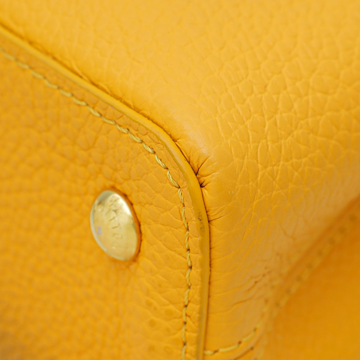Louis Vuitton Yellow Capucines Mini Bag