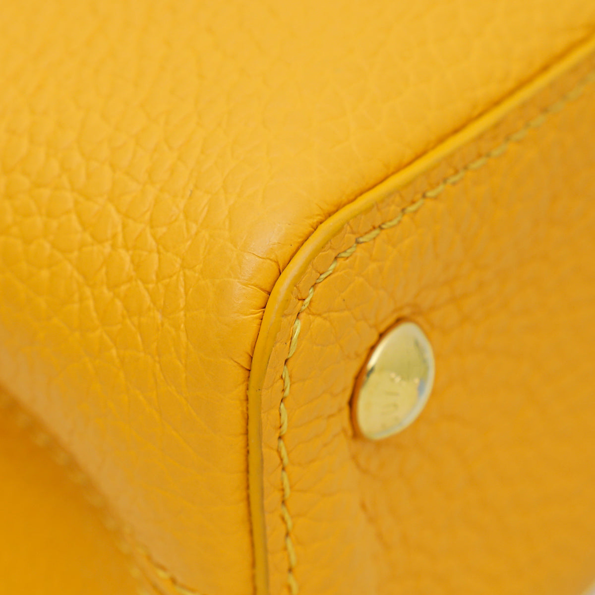 Louis Vuitton Yellow Capucines Mini Bag