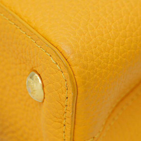 Louis Vuitton Yellow Capucines Mini Bag