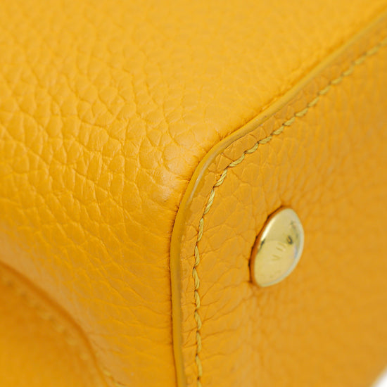 Louis Vuitton Yellow Capucines Mini Bag