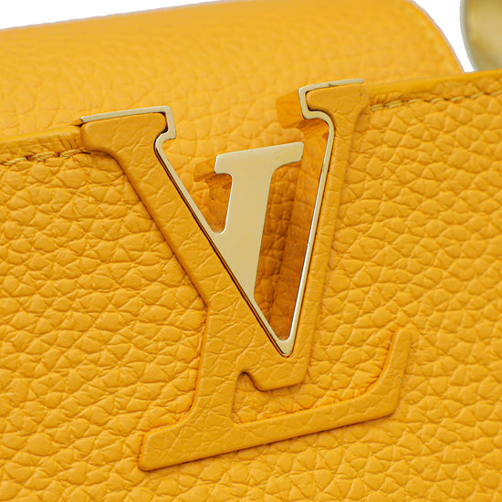 Louis Vuitton Yellow Capucines Mini Bag – The Closet