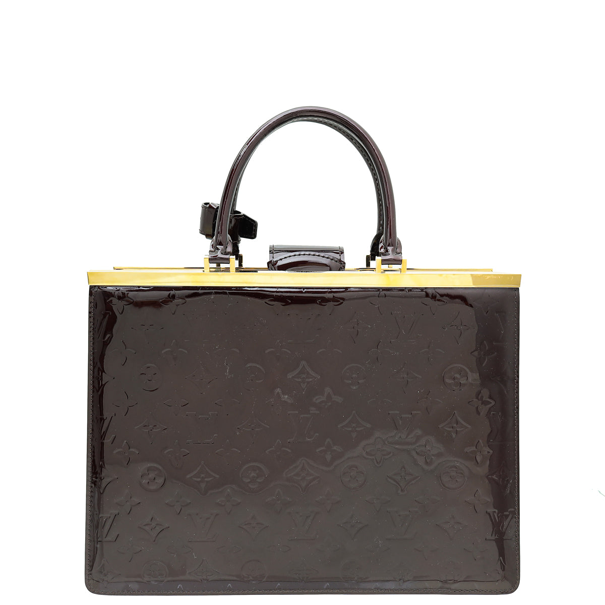 Louis Vuitton Amarante Monogram Vernis Deesse GM Bag-Louis Vuitton-THE CLOSET
