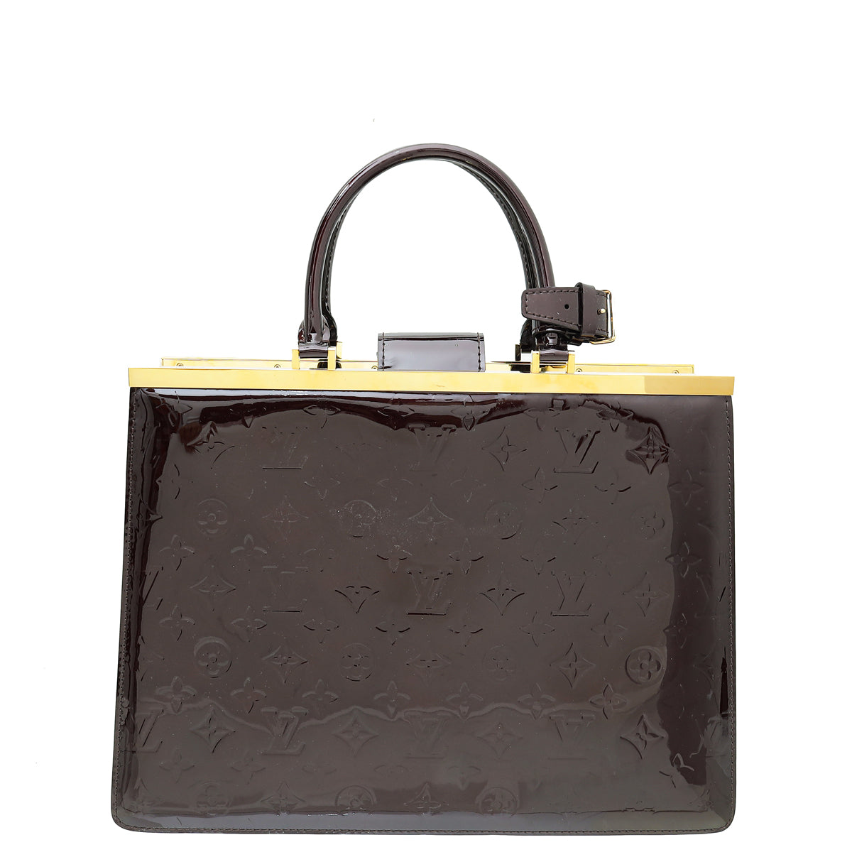 Louis Vuitton Amarante Monogram Vernis Deesse GM Bag-Louis Vuitton-THE CLOSET