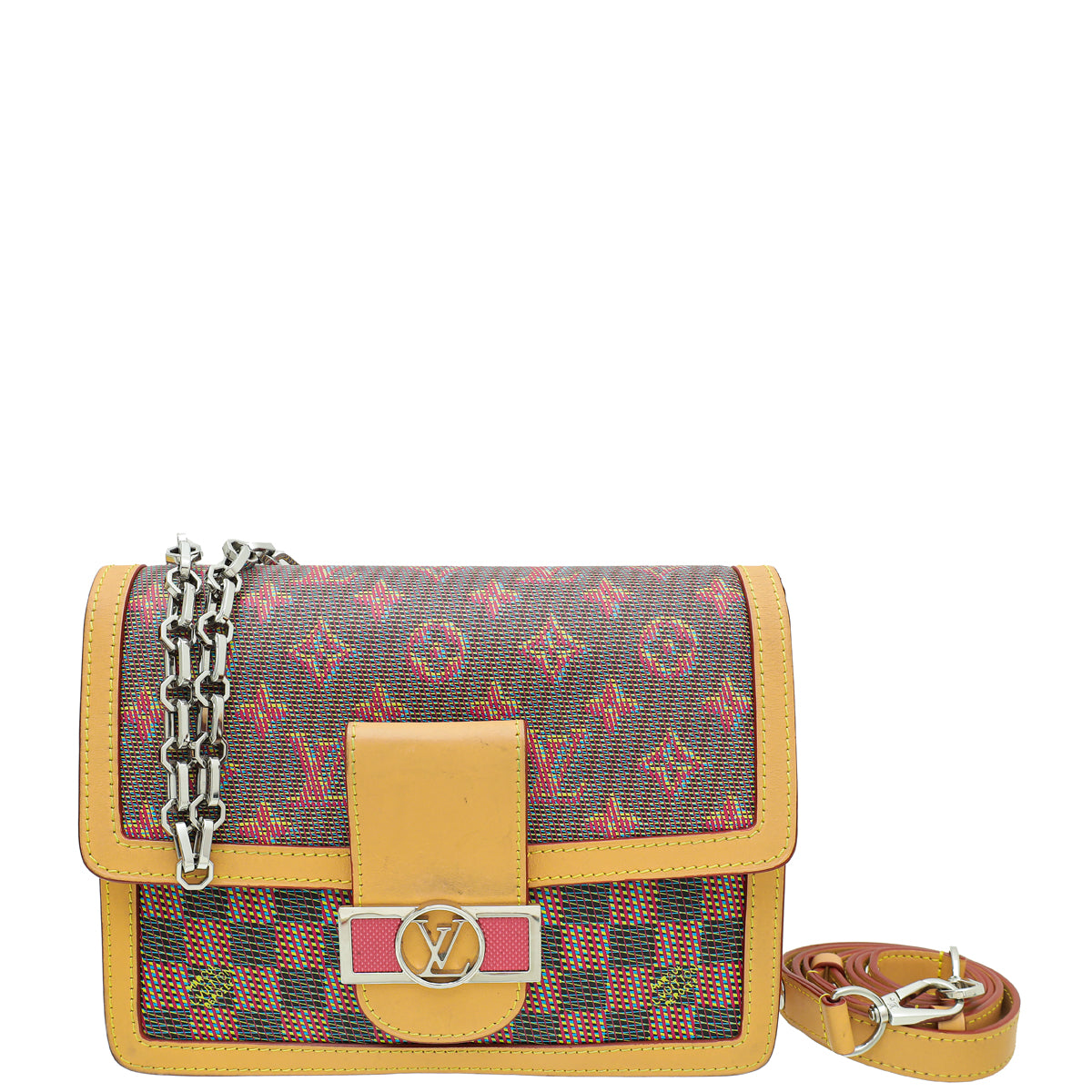 Louis Vuitton Rose Monogram LV Pop Dauphine MM Bag-Louis Vuitton-THE CLOSET