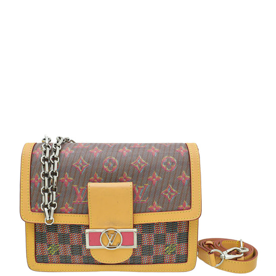 Louis Vuitton Rose Monogram LV Pop Dauphine MM Bag