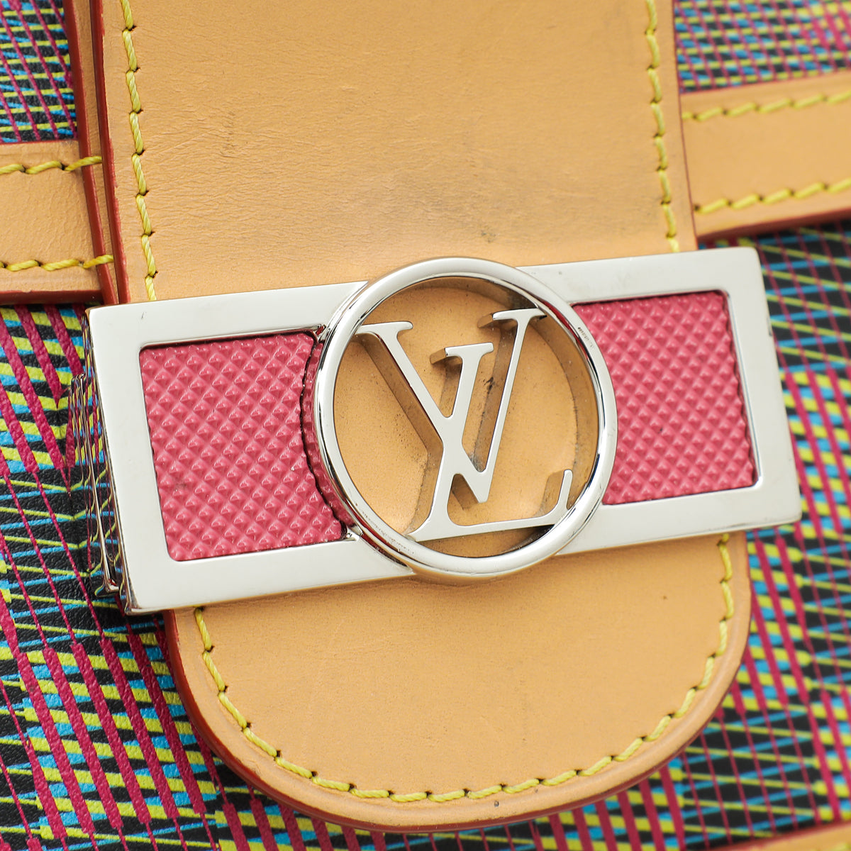 Louis Vuitton Rose Beige Monogram LV Pop Dauphine MM (LXZZ) 144010007197 RP