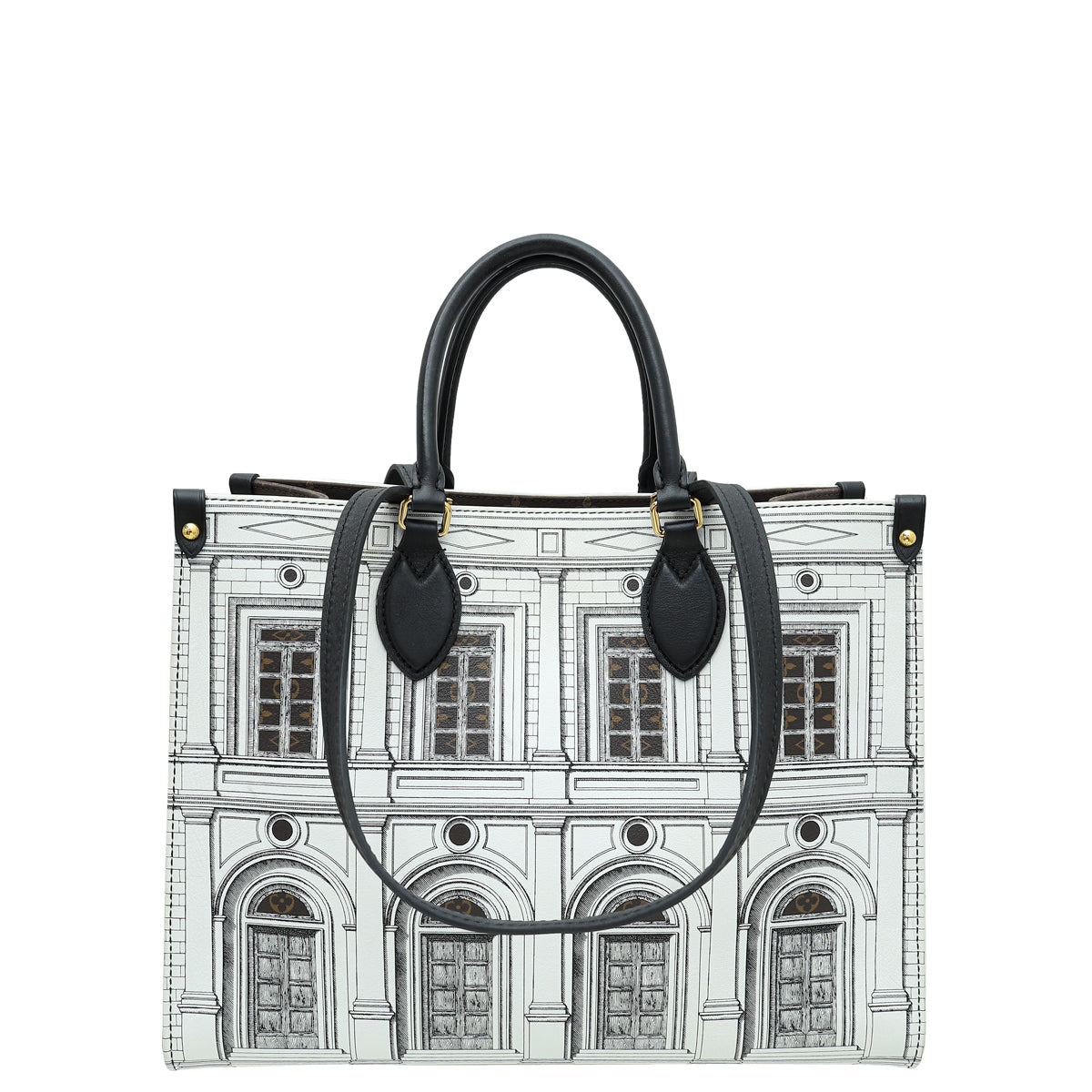Louis Vuitton Bicolor Fornasetti Capsule X Onthego MM Bag-Louis Vuitton-THE CLOSET