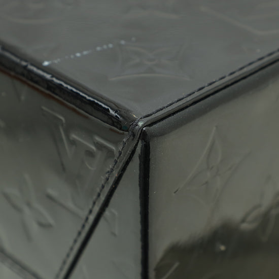 Louis Vuitton Noir Monogram Vernis Bleecker Box Bag