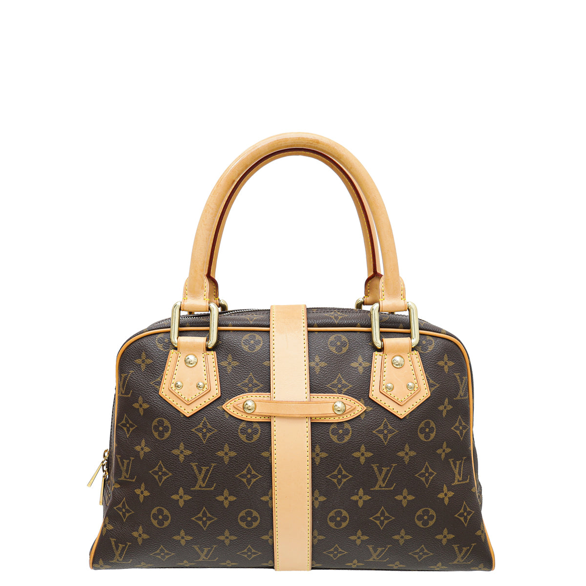 Louis Vuitton Brown Monogram Manhattan GM Bag-Louis Vuitton-THE CLOSET