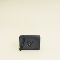 Louis Vuitton Noir Quilted LV Twist MM Bag