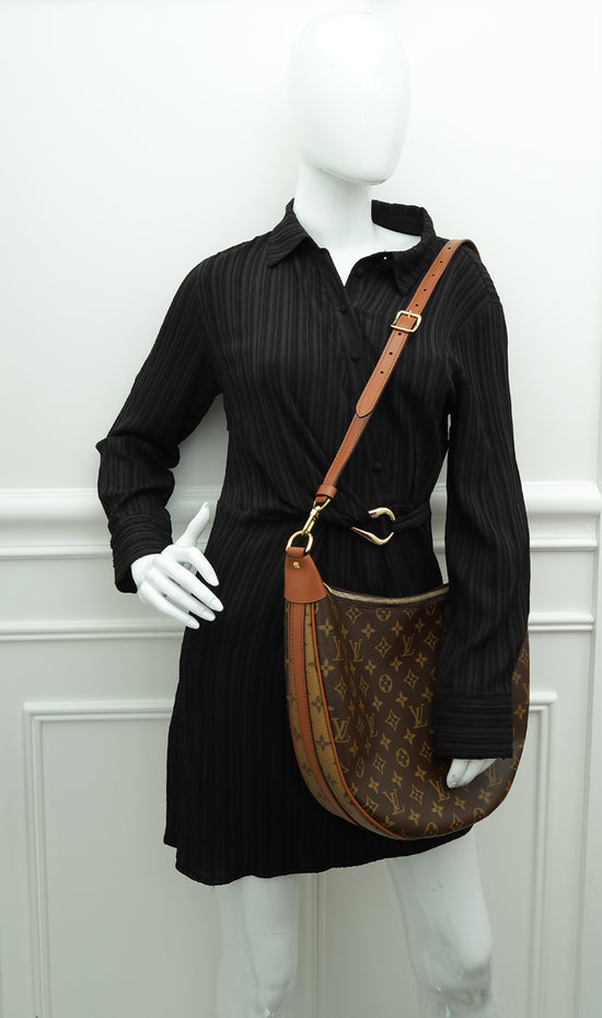 Louis Vuitton Monogram Loop Hobo Bag W/ Small Pouch