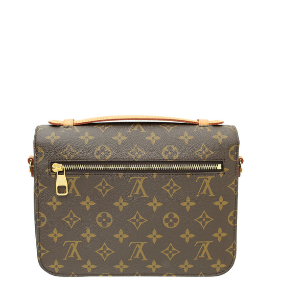 Louis Vuitton Brown Monogram Pochette Metis