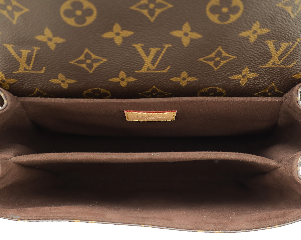 Louis Vuitton Brown Monogram Pochette Metis