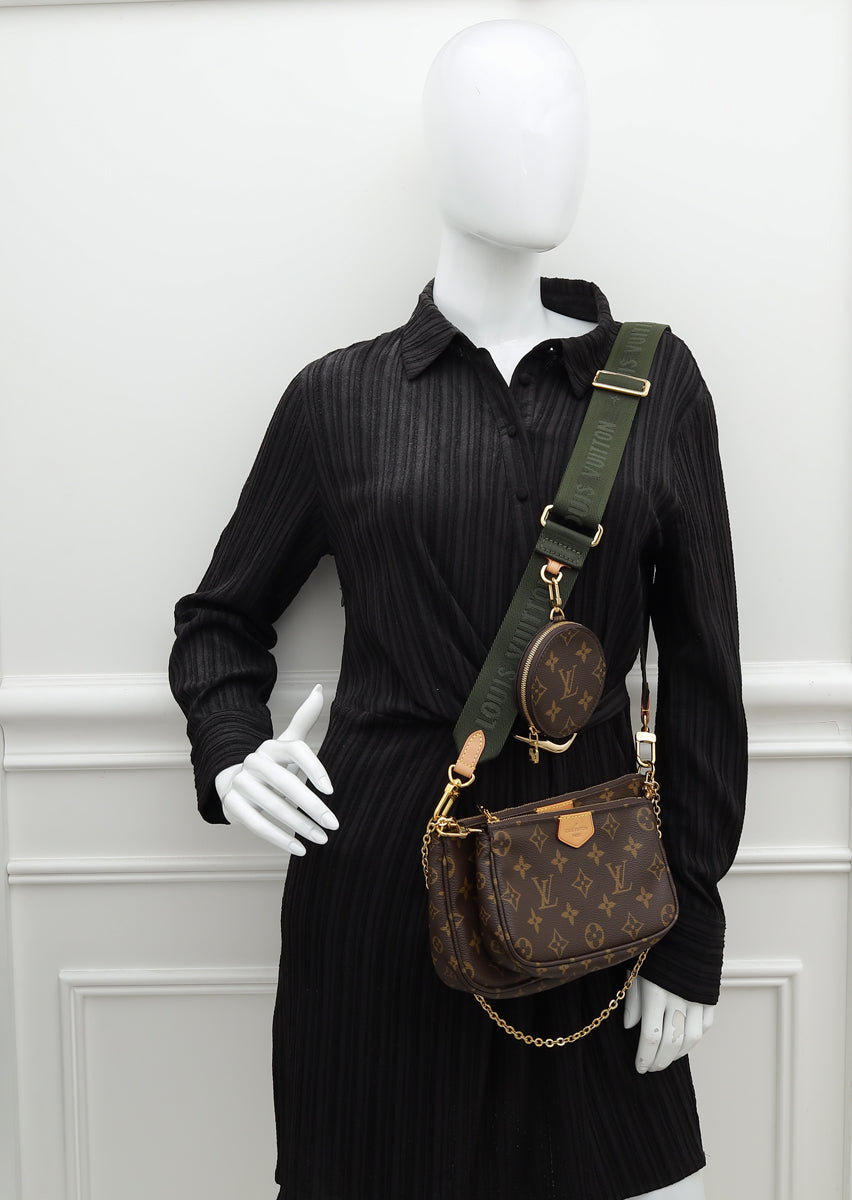 Louis Vuitton Monogram Khaki Multi Pochette Accessories – The Closet