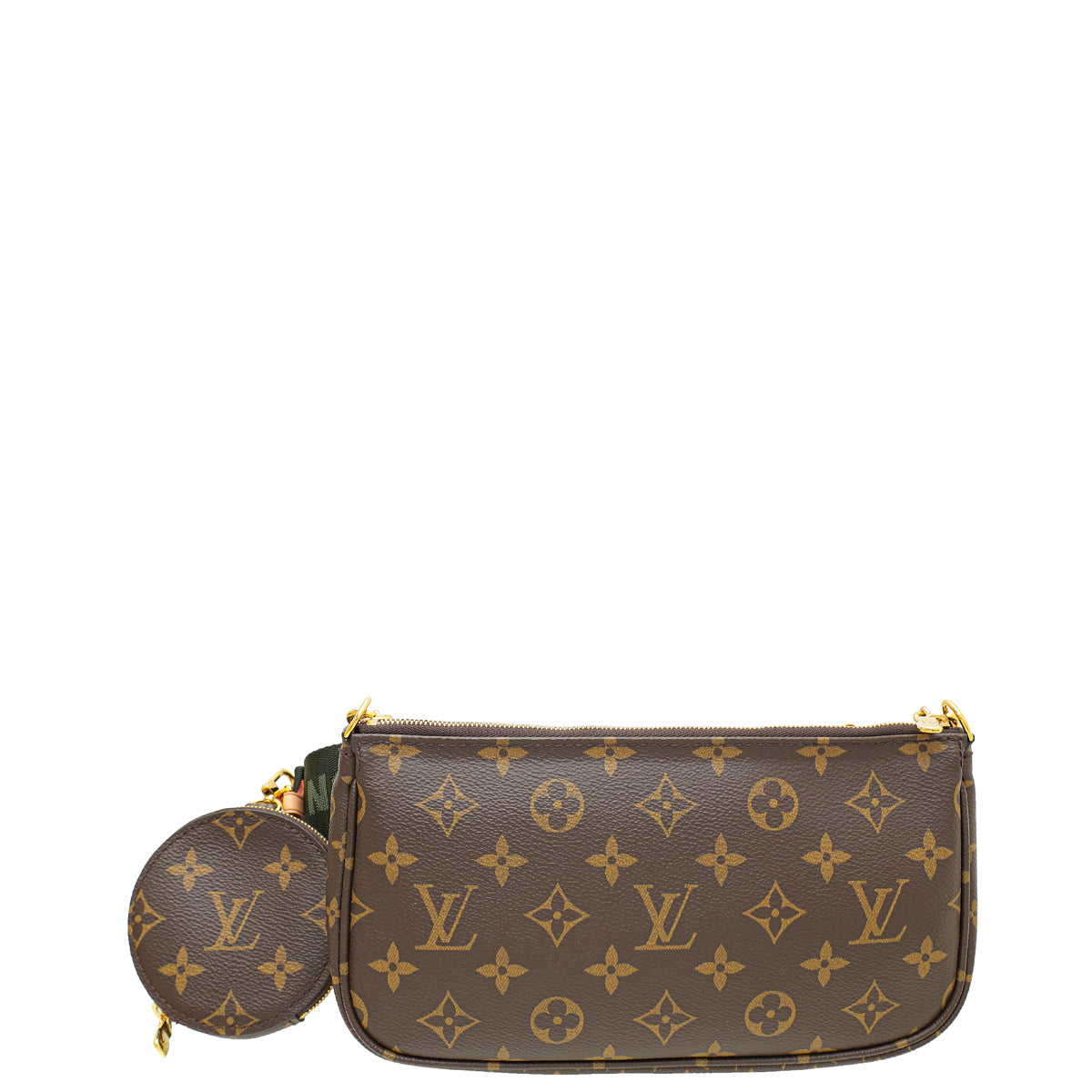 Louis Vuitton Monogram Khaki Multi Pochette Accessories-Louis Vuitton-THE CLOSET