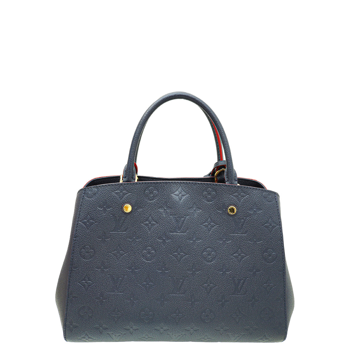 Louis Vuitton, Bags, Montaigne Bb Empriente Marine Rouge