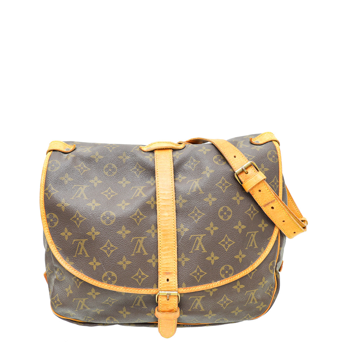 Louis Vuitton Brown Monogram Saumur GM Bag – The Closet