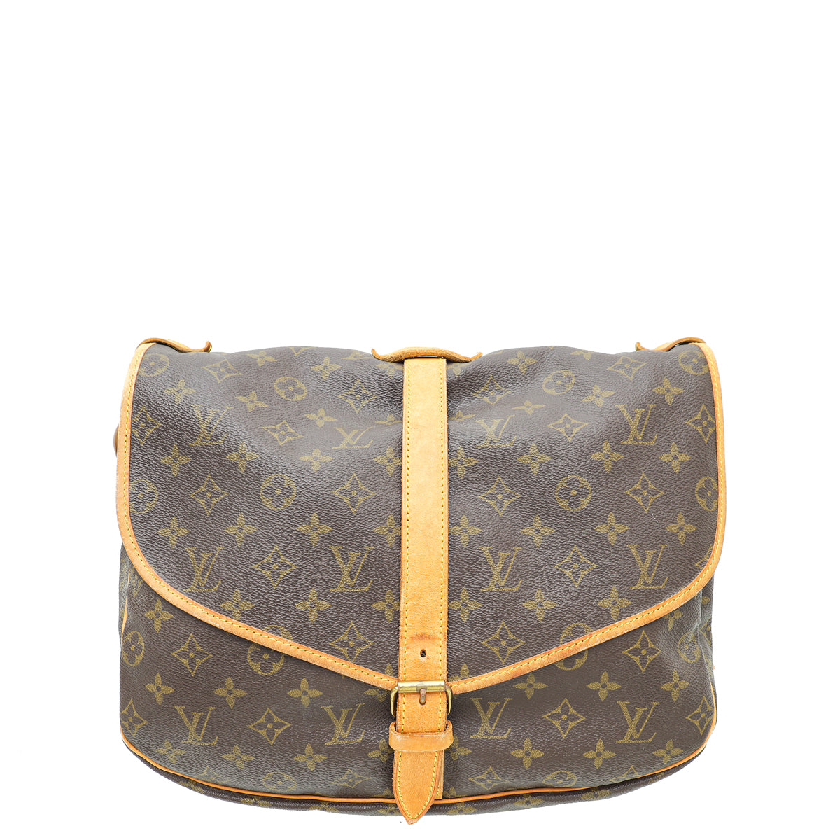 Louis Vuitton Brown Monogram Saumur GM Bag-Louis Vuitton-THE CLOSET