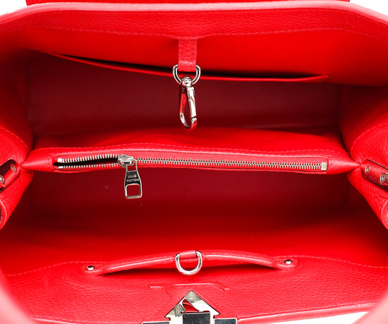 Louis Vuitton Scarlet Capucines MM Bag