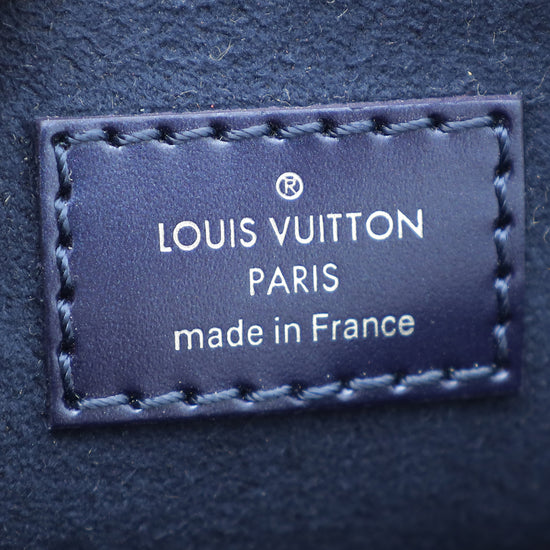 Louis Vuitton Blue Nuit Metallic Epi Sequins Flame Nano Alma Bag
