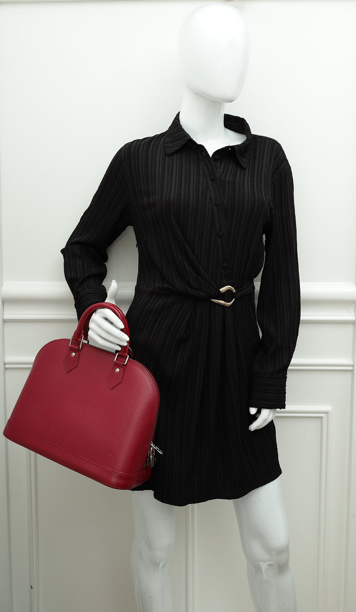 Louis Vuitton Framboise Alma PM Bag W/ Extra Strap-Louis Vuitton-THE CLOSET