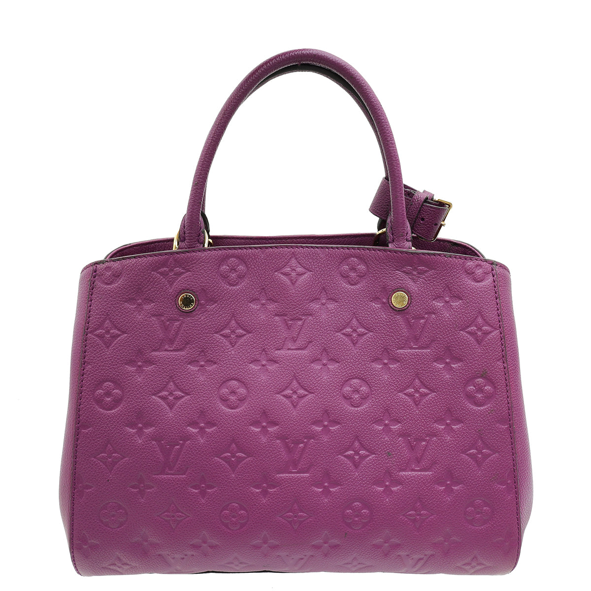 Louis Vuitton Amethyste Monogram Empreinte Montaigne BB Bag-Louis Vuitton-THE CLOSET