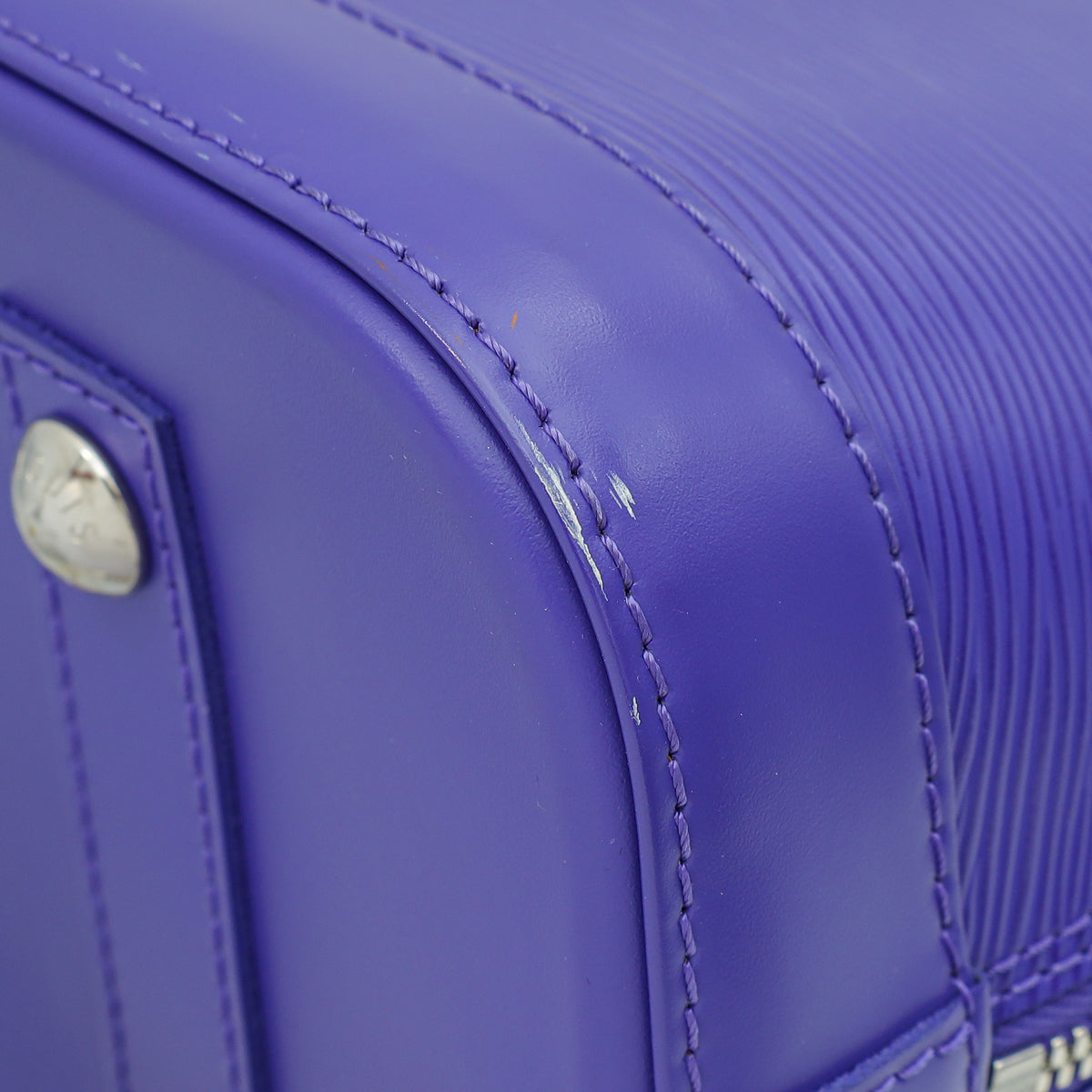 Louis Vuitton Figue Alma PM Bag W/ F.M Initials