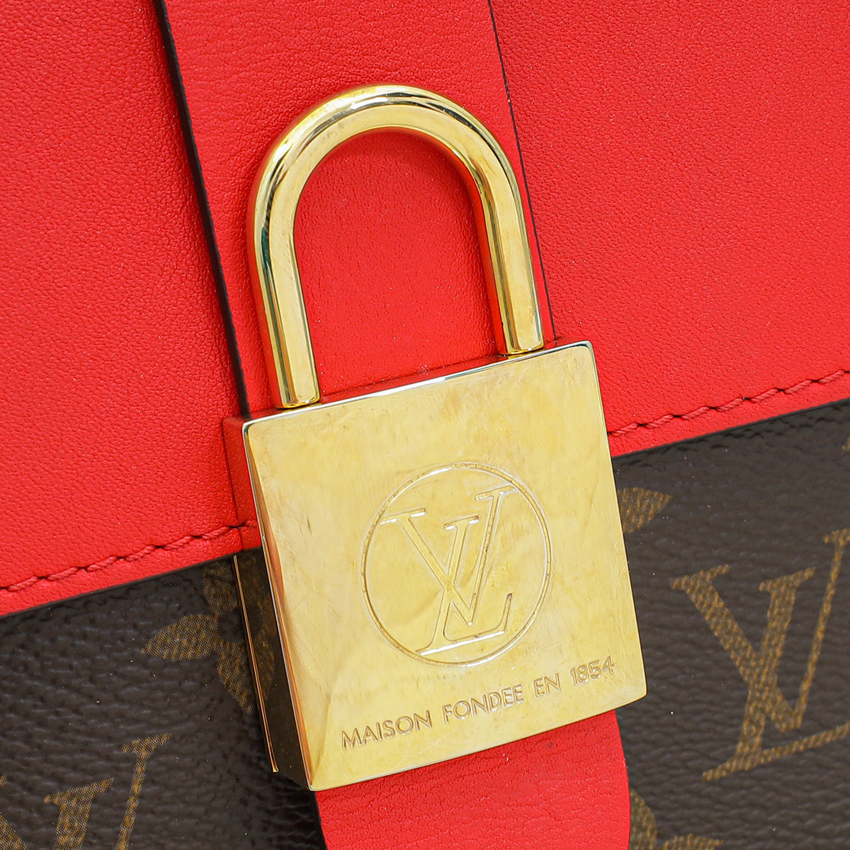 Louis Vuitton Monogram Coqulicot Locky BB Bag