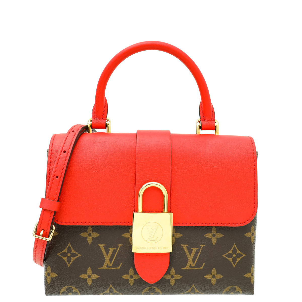 Louis Vuitton Monogram Coqulicot Locky BB Bag-Louis Vuitton-THE CLOSET