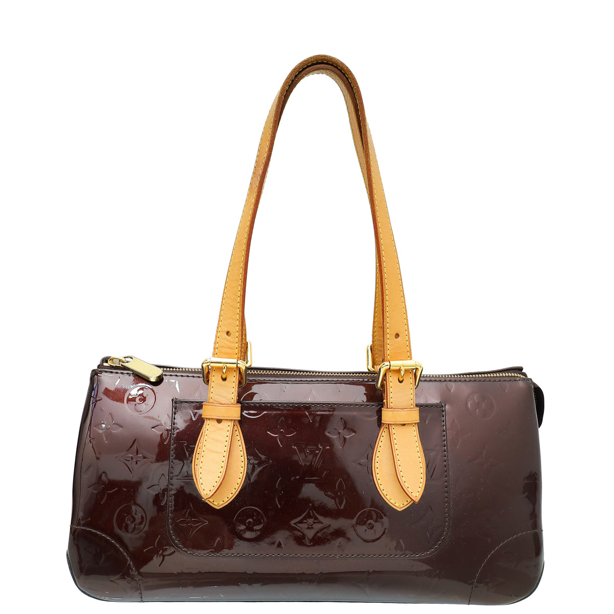 Louis Vuitton Amarante Monogram Vernis Rosewood Avenue Bag-Louis Vuitton-THE CLOSET