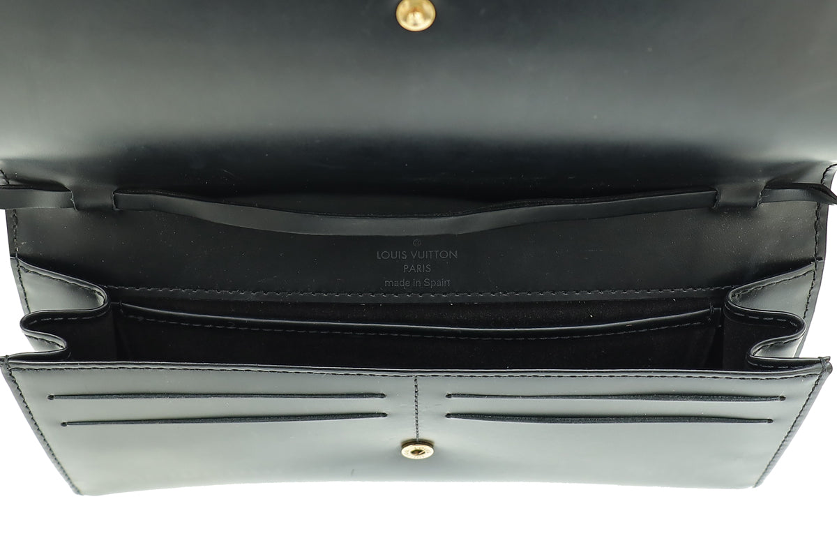 Louis Vuitton Black Honfleur Clutch Bag