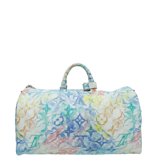 Louis Vuitton Multicolor Monogram Pastel Colors Keepall Bandouliere 50 Bag
