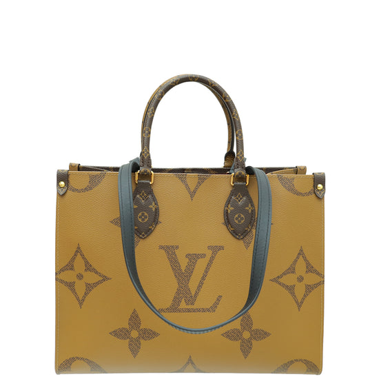 Louis Vuitton Bicolor Monogram Reverse Onthego MM Bag